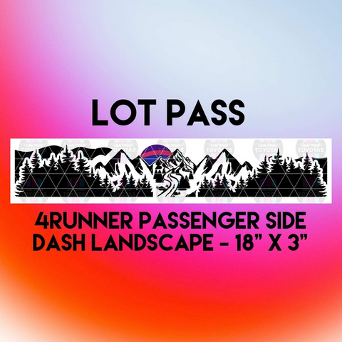 4Runner Dash Landscape