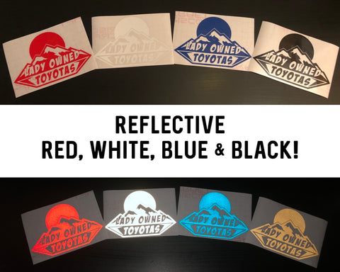 Reflective LOT Decal